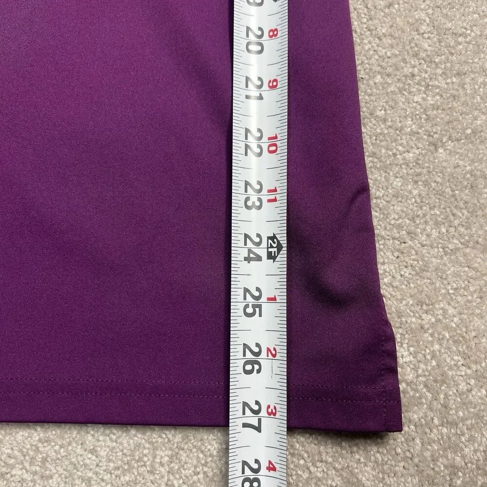 Oakley Men's Purple Logo Spell‎ Out Golf Polo Size Medium - Picture 5 of 7